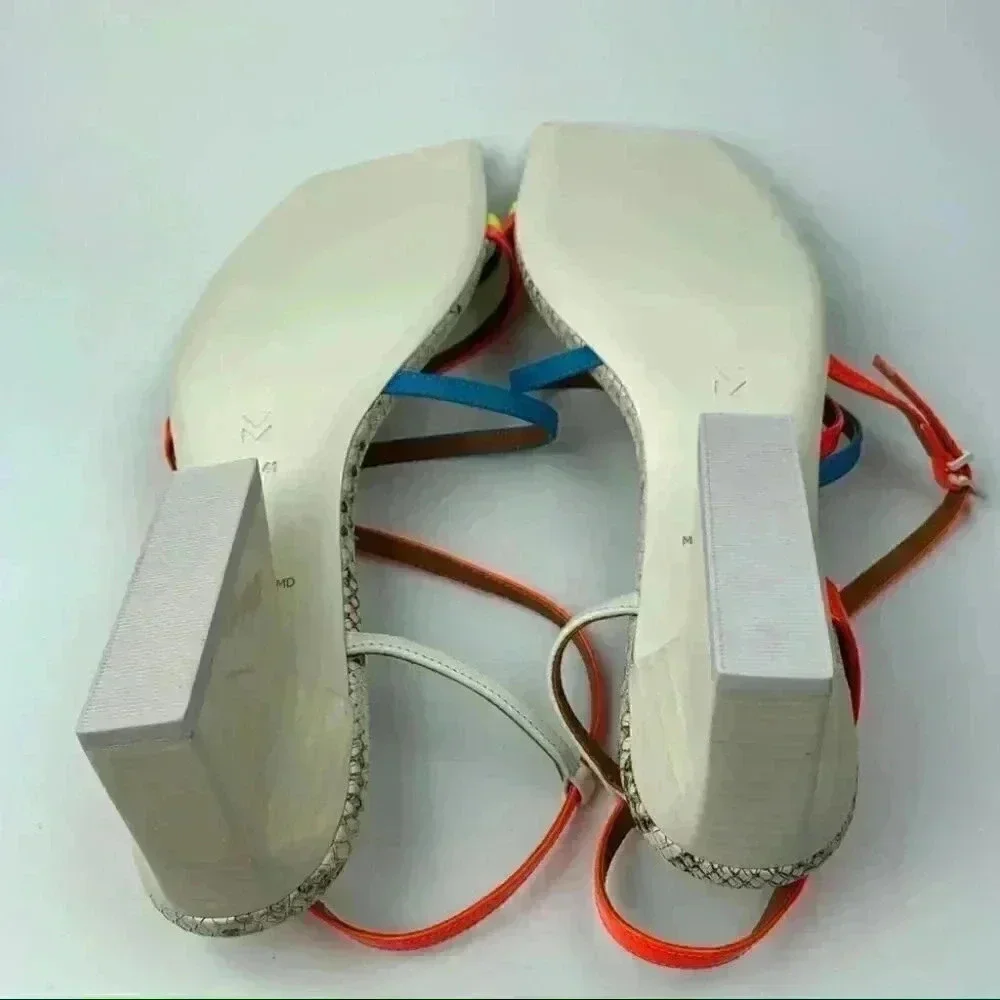 Mercedes Castillo Kelise Neon Snake print Leather